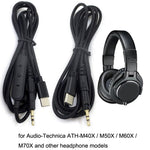 Cavo audio USB-C per cuffie Audio-Technica ATH-M40X M50X