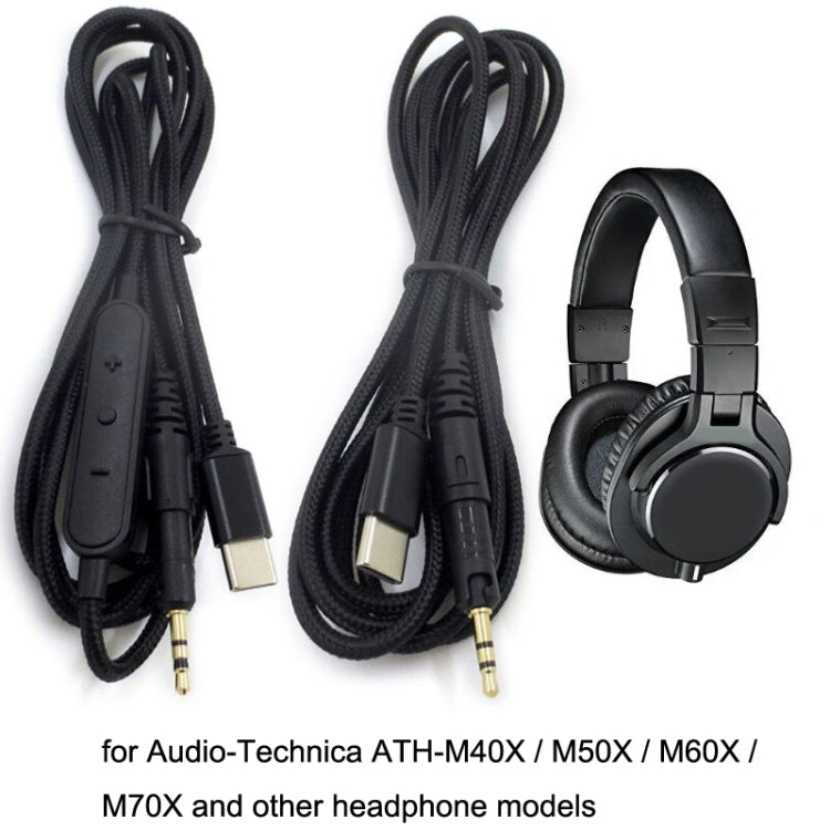 Cavo audio USB-C per cuffie Audio-Technica ATH-M40X M50X