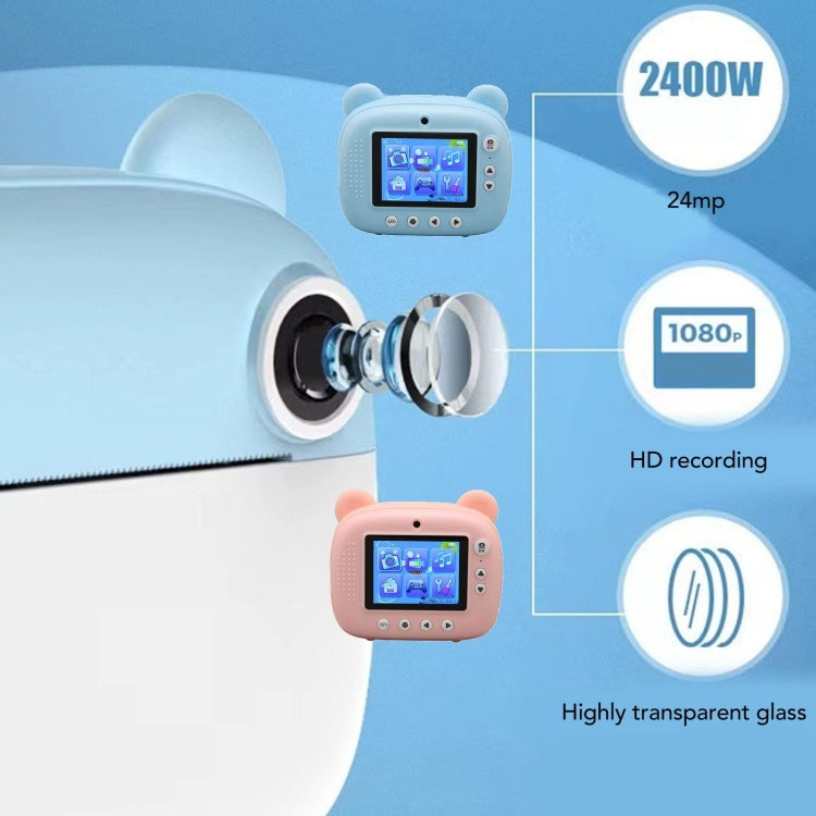 Fotocamera istantanea per bambini con doppio obiettivo 1080P