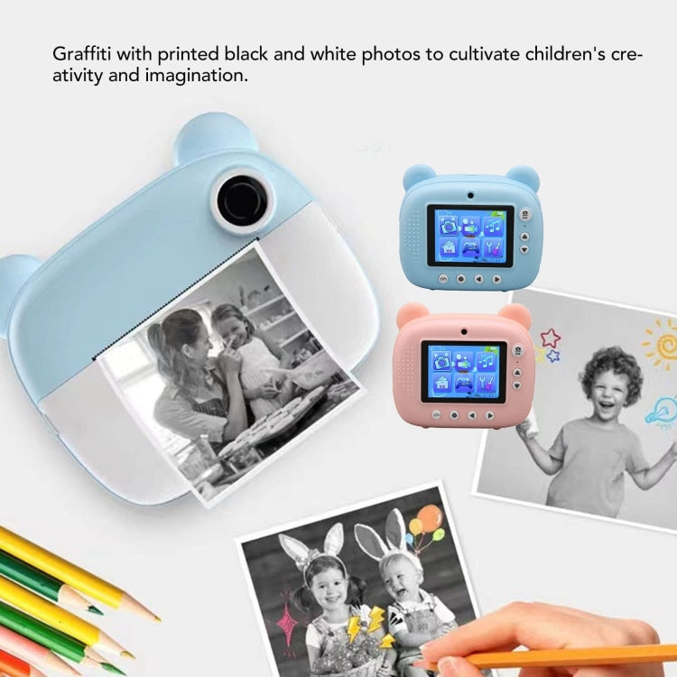 Fotocamera istantanea per bambini con doppio obiettivo 1080P