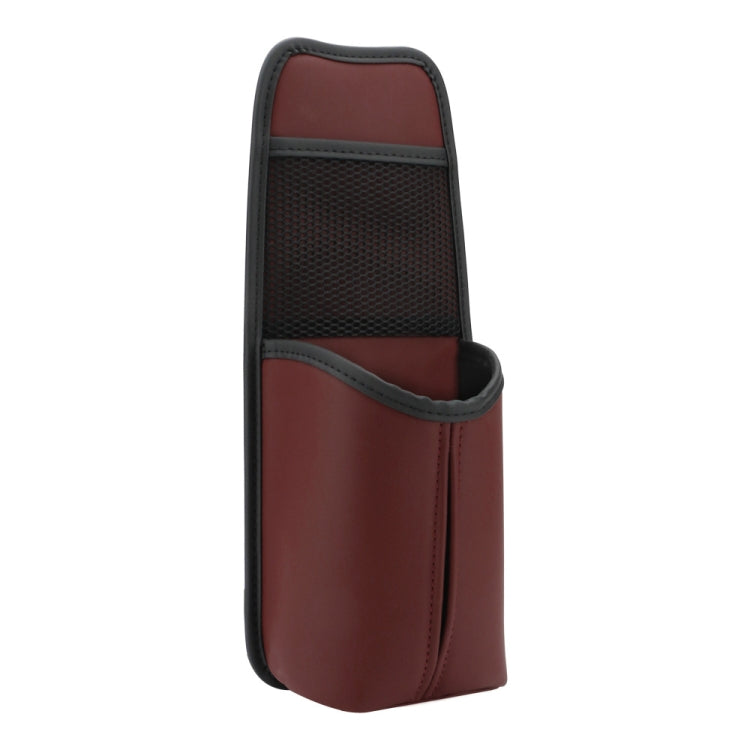 Borsa organizer in pelle per seggiolino auto 40x16 cm