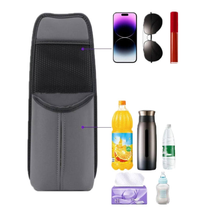 Borsa organizer in pelle per seggiolino auto 40x16 cm