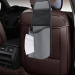 Borsa organizer in pelle per seggiolino auto 40x16 cm