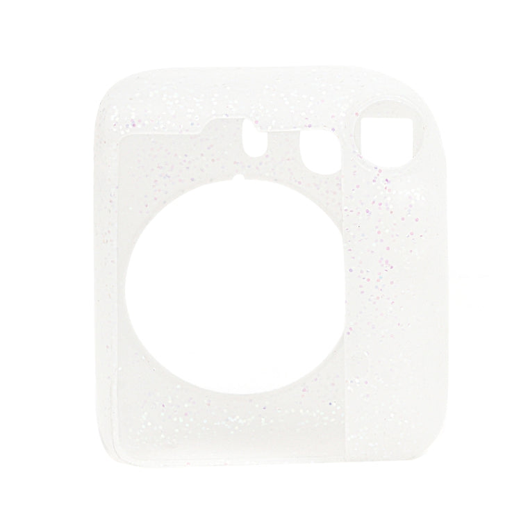 Per Fujifilm Instax Mini 12 custodia morbida in silicone per custodia per fotocamera, Glitter Pink