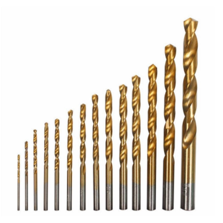 Set punte trapano titanio 99 in 1 acciaio HSS
