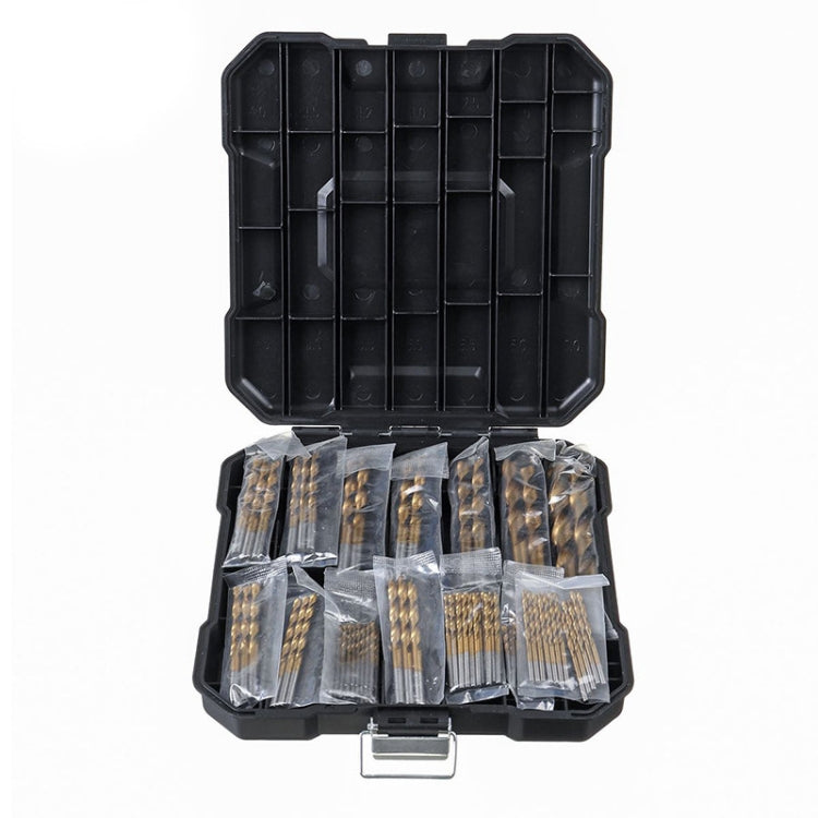Set punte trapano titanio 99 in 1 acciaio HSS