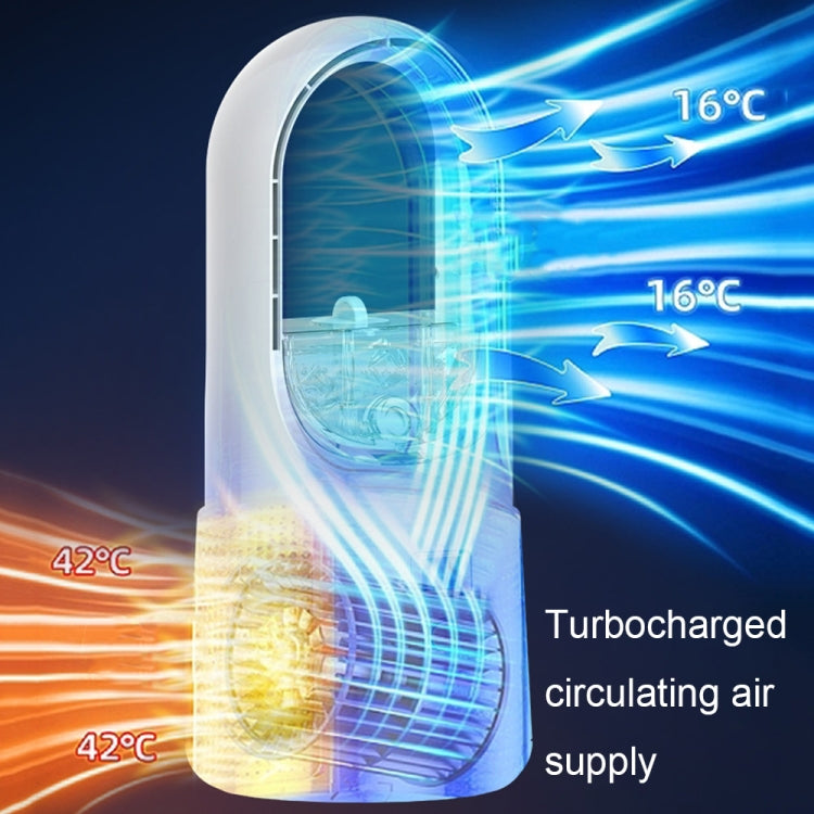 Ventilatore da tavolo senza lama USB con display LED