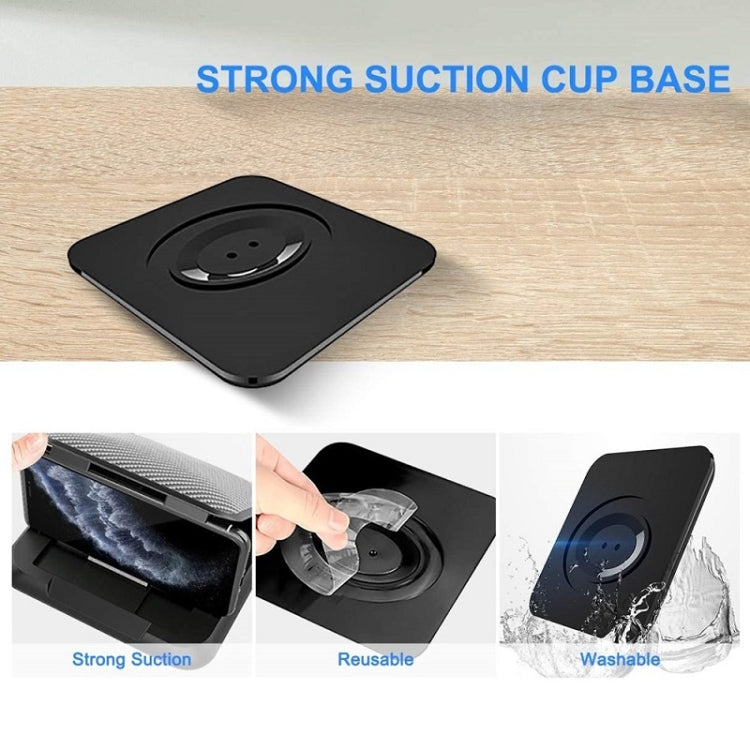Supporto auto in silicone con motivo fibra di carbonio