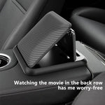 Supporto auto in silicone con motivo fibra di carbonio