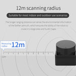 Yahboom Lidar ROS2 Robot SLAM Mappatura TOF MS200
