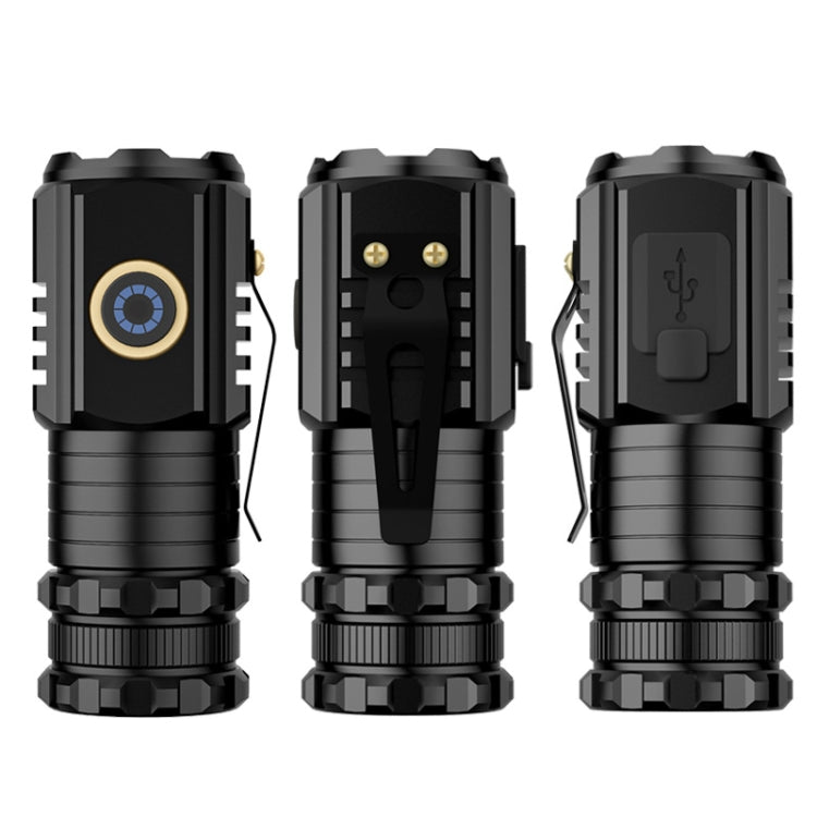 Mini torcia ricaricabile 3 LED 2000LM impermeabile