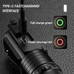 Mini torcia ricaricabile 3 LED 2000LM impermeabile