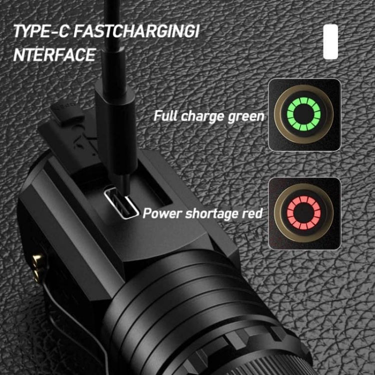 Mini torcia ricaricabile 3 LED 2000LM impermeabile
