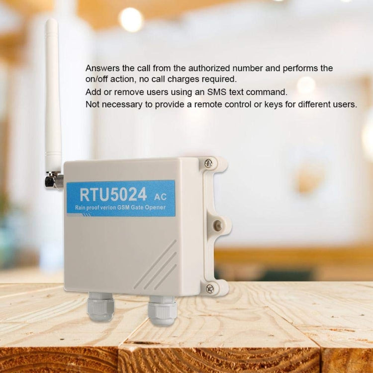 Modulo GSM apri garage impermeabile RTU5024 2G