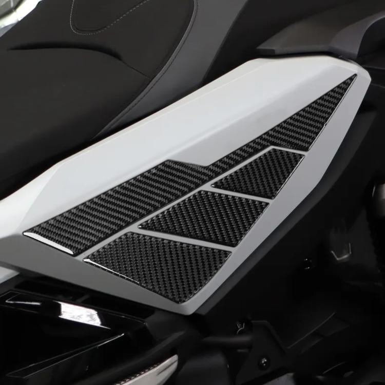 Per Honda ADV350 2022-2026, set di 8 adesivi protettivi per pannello laterale posteriore inferiore.