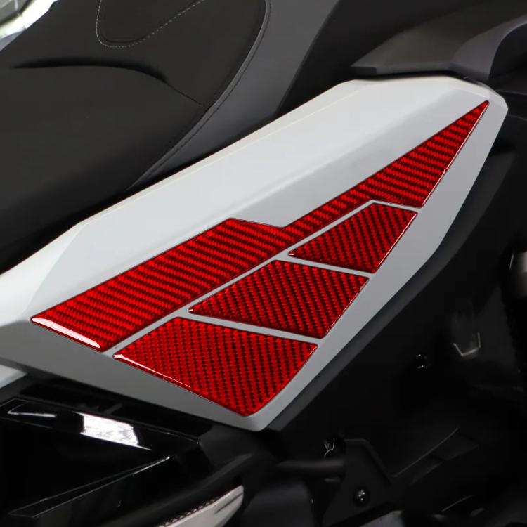 Per Honda ADV350 2022-2026, set di 8 adesivi protettivi per pannello laterale posteriore inferiore.