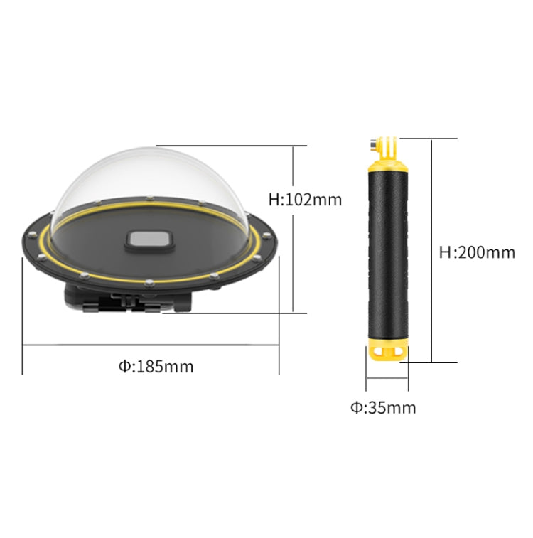 Custodia impermeabile TELESIN 30M per GoPro Hero9/10/11 Black