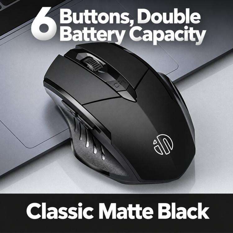 Mouse wireless Inphic F1S e F1 Gen 2 ricaricabile silenzioso