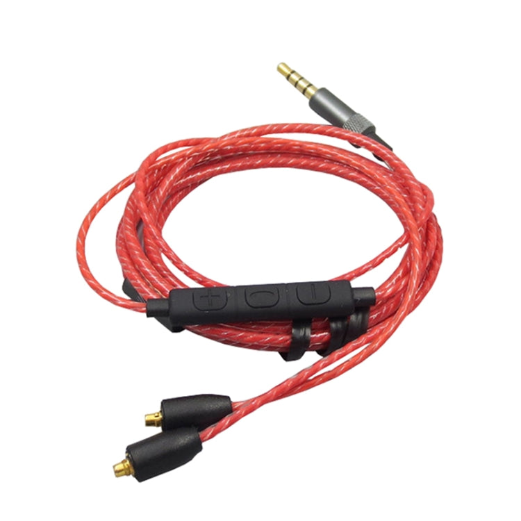 Cavo per cuffie MMCX con microfono e regolazione volume 1.2m