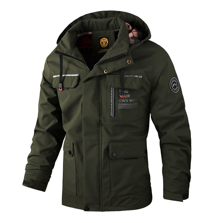 Giacca casual uomo con cappuccio autunno inverno