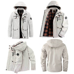 Giacca casual uomo con cappuccio autunno inverno