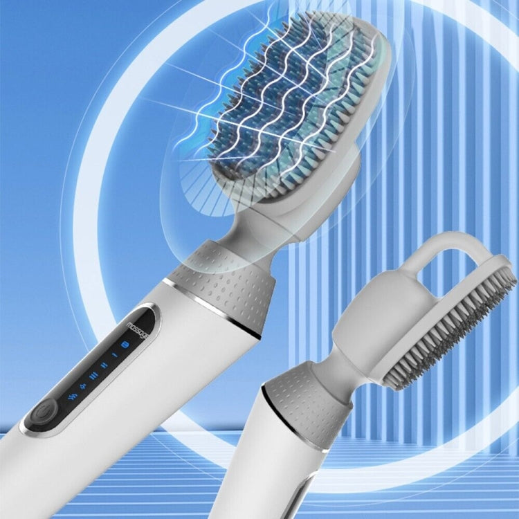 Spazzola da bagno elettrica in silicone a vibrazione