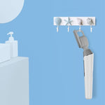 Spazzola da bagno elettrica in silicone a vibrazione