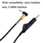 Cavo audio intrecciato 3,5 mm per cuffie Boss QC15