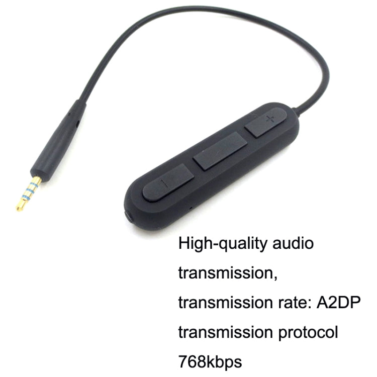 Cavo Bluetooth per cuffie BOSE QC25, AKG Y50 25cm nero