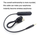 Cavo Bluetooth per cuffie BOSE QC25, AKG Y50 25cm nero