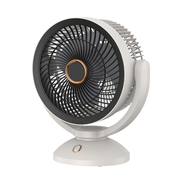 Ventilatore da tavolo verticale con luce notturna e ricarica USB-