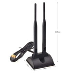 Antenna WiFi magnetica 6dBi 2,4-5,8 GHz con connettore SMA
