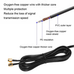 Antenna WiFi magnetica 6dBi 2,4-5,8 GHz con connettore SMA