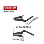 Per Honda ADV350 2022-2026, set di 4 protezioni inferiori per poggiapiedi posteriori (4 pezzi).
