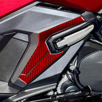 Per Honda ADV350 2022-2026, set di 4 protezioni inferiori per poggiapiedi posteriori (4 pezzi).
