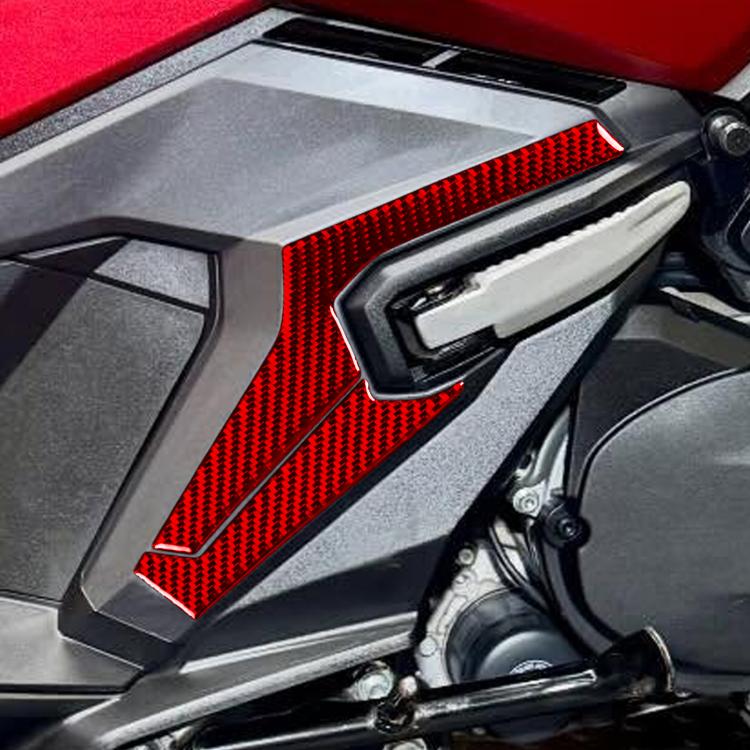 Per Honda ADV350 2022-2026, set di 4 protezioni inferiori per poggiapiedi posteriori (4 pezzi).