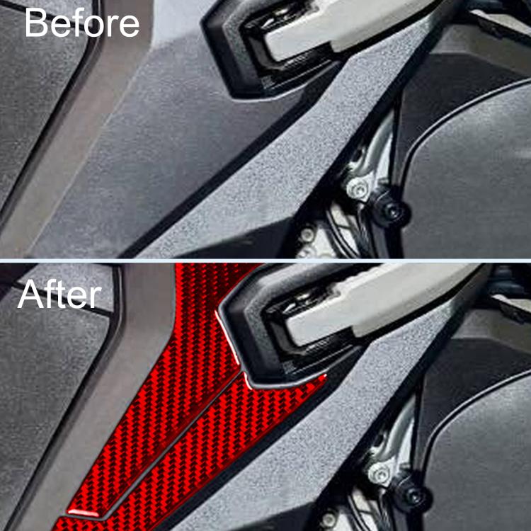 Per Honda ADV350 2022-2026, set di 4 protezioni inferiori per poggiapiedi posteriori (4 pezzi).