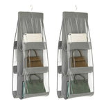 Set 2 sacchetti trasparenti antipolvere doppia faccia 35x90 cm