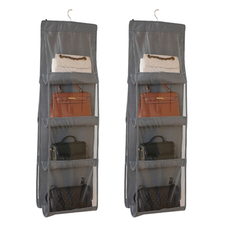 Set 2 sacchetti trasparenti antipolvere doppia faccia 35x90 cm