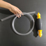 Pompa manuale autoadescante per olio con tubo PVC trasparente