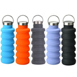 Bollitore pieghevole in silicone 500 ml per viaggio