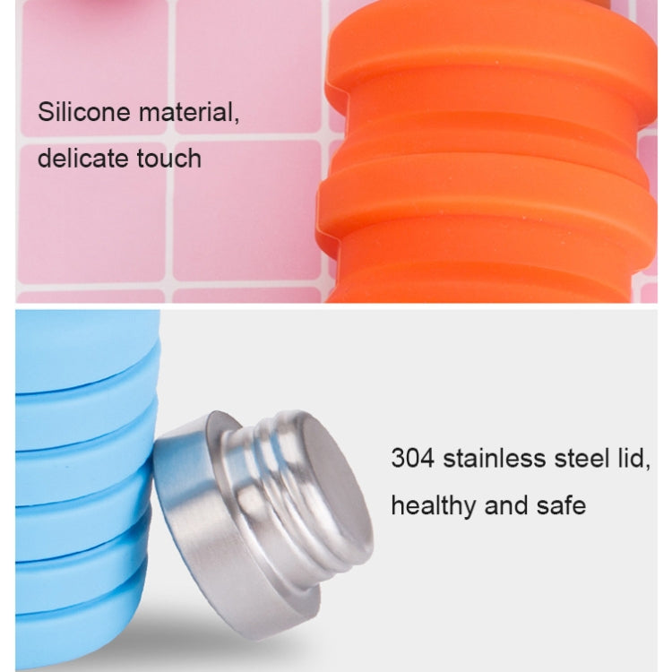 Bollitore pieghevole in silicone 500 ml per viaggio