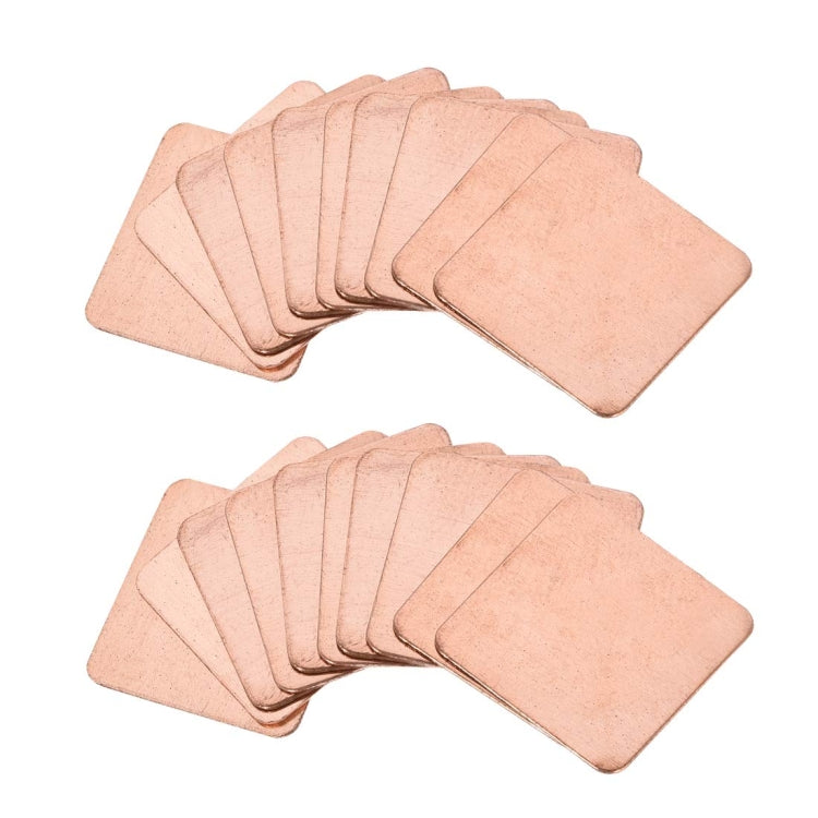 Dissipatori di calore in rame 15x15 mm per elettronica