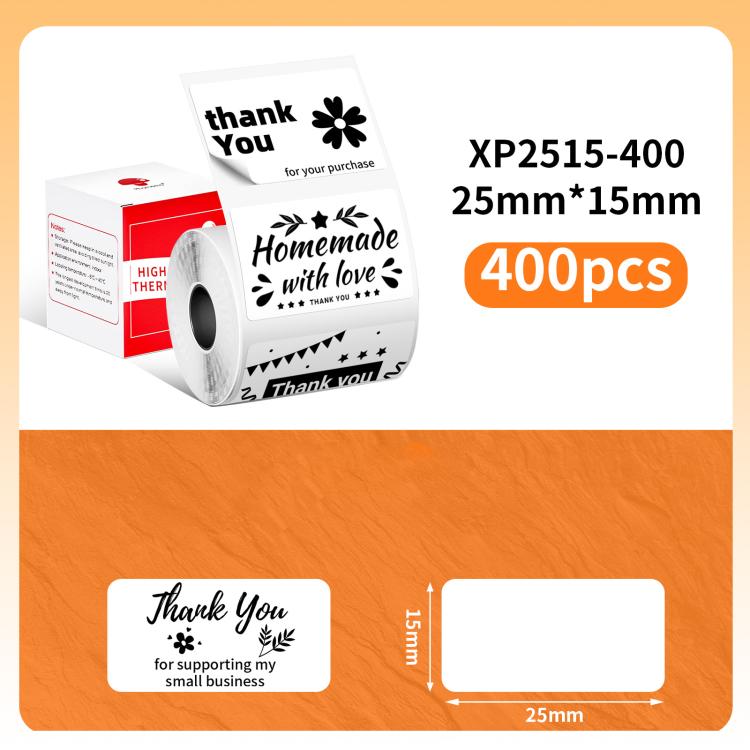 Etichette termiche per stampante M110, Phomemo 10x20mm-1280pcs, Phomemo 25x15mm-400pcs, Phomemo 30x15mm-400pcs, Phomemo 30x20mm-320pcs, Phomemo 30x30mm-230pcs, Phomemo 30x40mm-180pcs, Phomemo 40x15mm-400pcs, Phomemo 40x30mm-230pcs, Phomemo 40x40mm-180p...