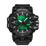 SANDA Green Light Orologio Sveglia Sportivo Impermeabile