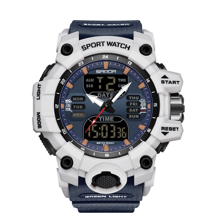 SANDA Green Light Orologio Sveglia Sportivo Impermeabile