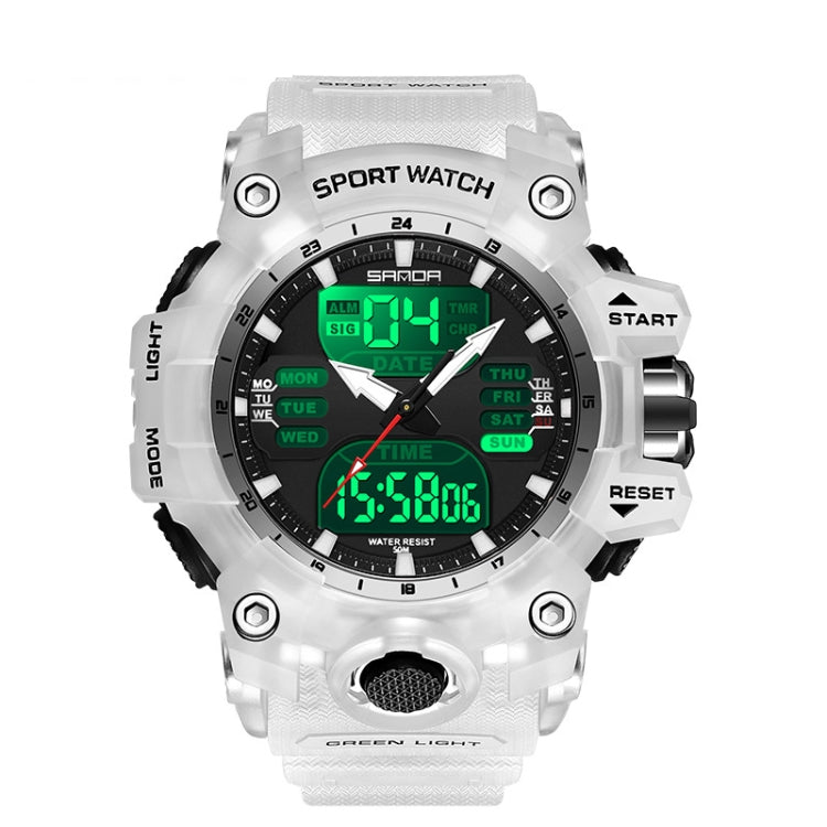 SANDA Green Light Orologio Sveglia Sportivo Impermeabile