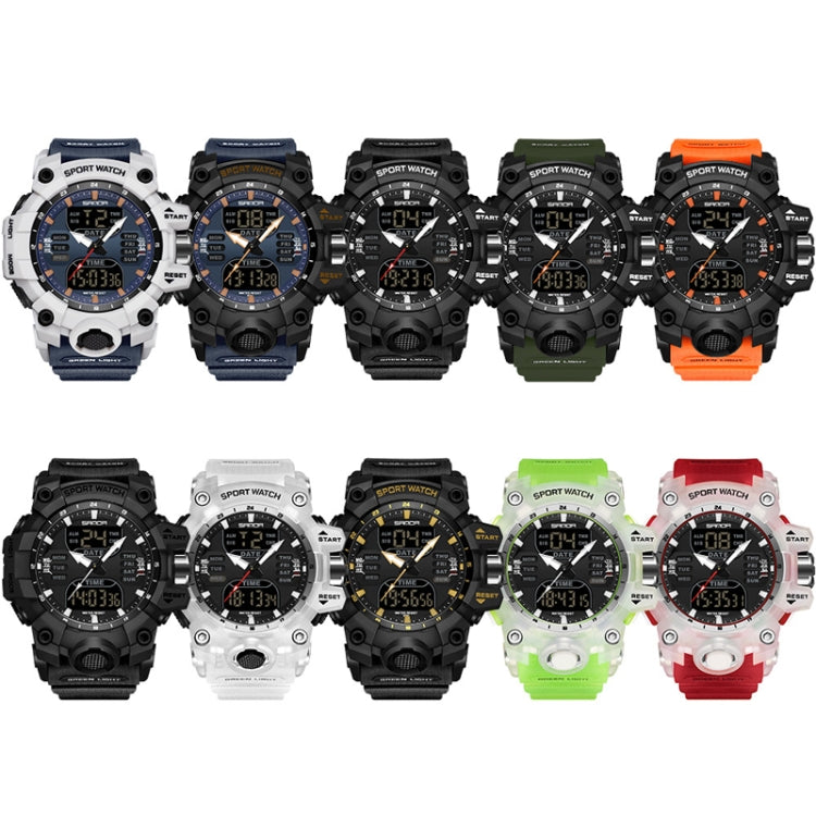 SANDA Green Light Orologio Sveglia Sportivo Impermeabile