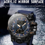 SANDA Green Light Orologio Sveglia Sportivo Impermeabile