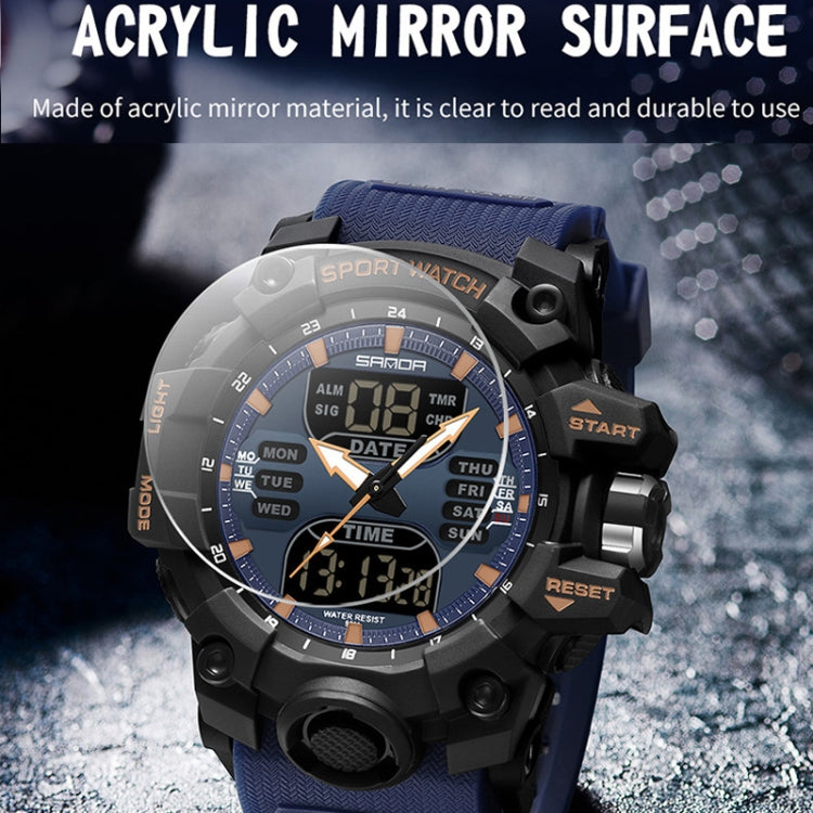 SANDA Green Light Orologio Sveglia Sportivo Impermeabile